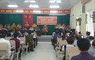 Ngày 18/9/2020 Khối dân vận Thị trấn Hồi Xuân tổ chức hội nghị công an -kiểm lâm lắng nghe ý kiến nhân dân năm 2020