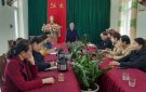 Lãnh đạo huyện Quan Hóa thăm, chúc tết cán bộ và nhân dân Thị trấn Hồi Xuân
